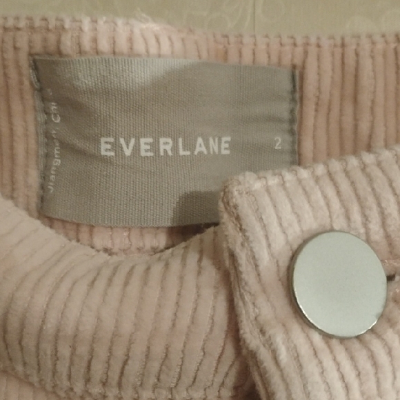 Everlane Size 2 Light Pink / BlushCorduroy Trousers. Cropped? - Picture 2 of 9